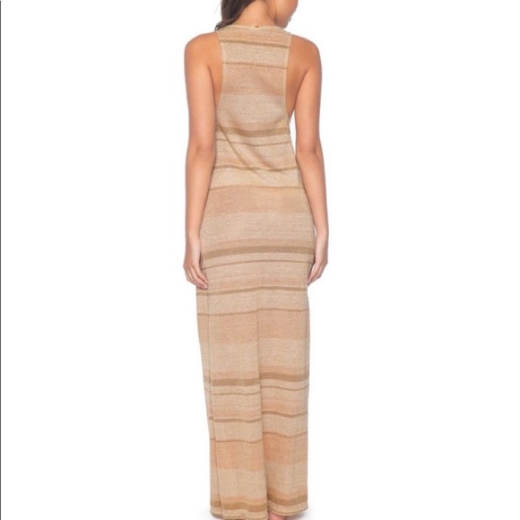 PilyQ Shimmer Stripe Robin Dress Sz M/L - Picture 3 of 7